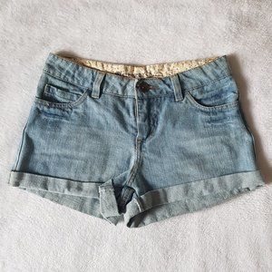 Element blue denim shorts